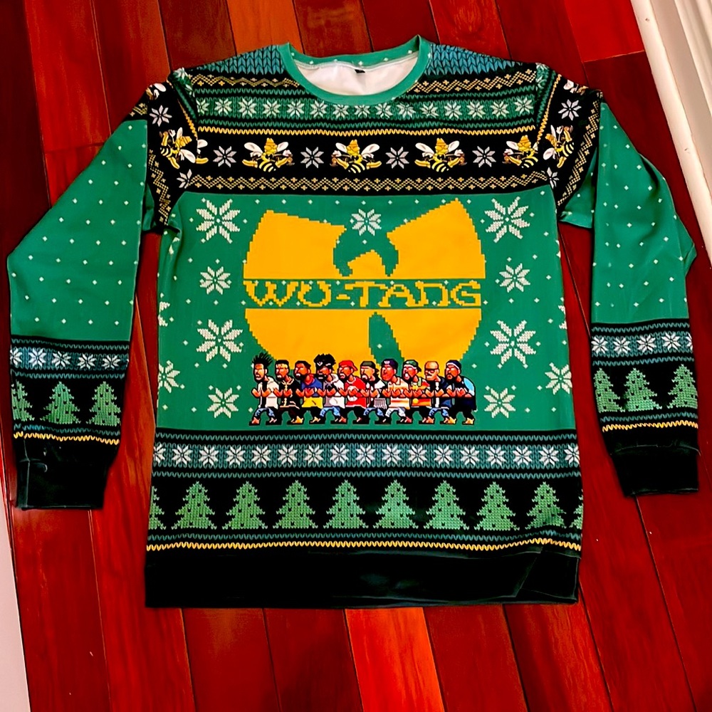 Wutang printed Christmas Sweater